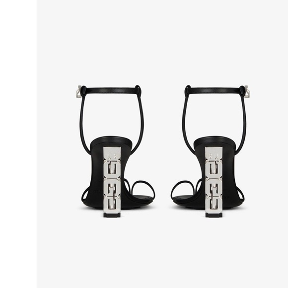 Givenchy Black Strappy Heels - Picture 5 of 6